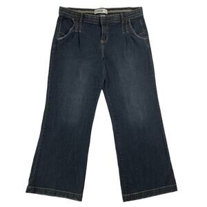 Route 66 Women's Wide Leg Dark Wash Jeans 14/15 Classic Fit